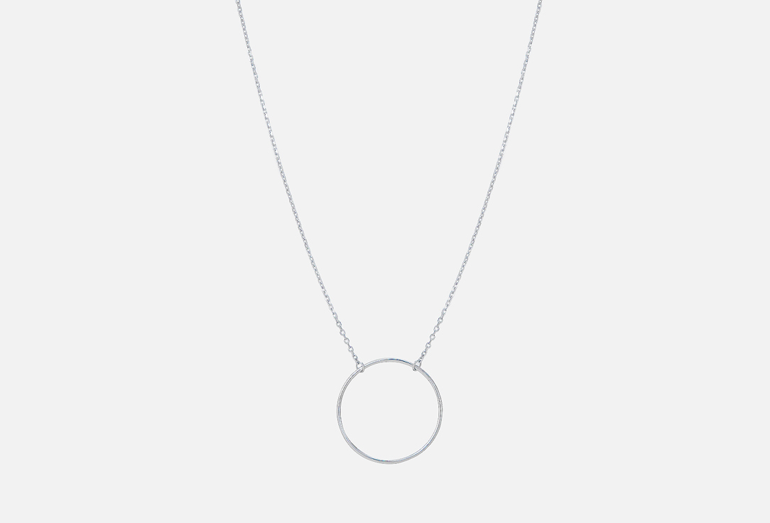 Изображение товара Колье серебряное FOROSTINA.K в форме круга из серебра 925 пробы