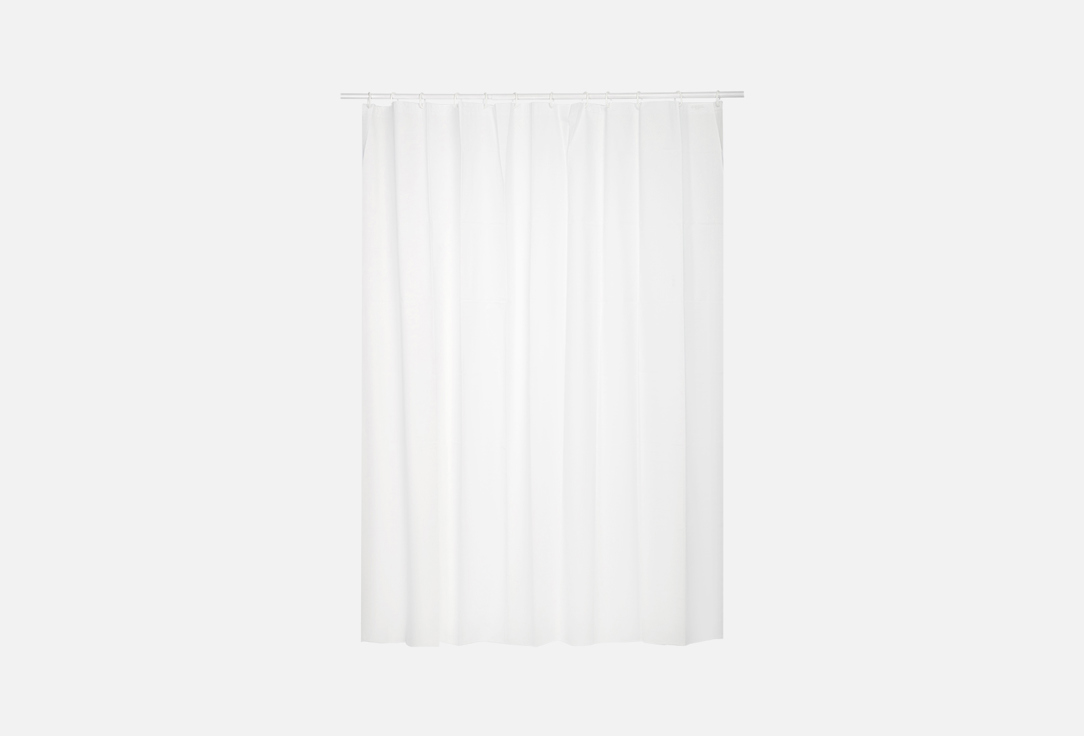 

Штора для ванных комнат RIDDER, Белый, Uni, полупрозрачный, 180 х 200 см 1 шт