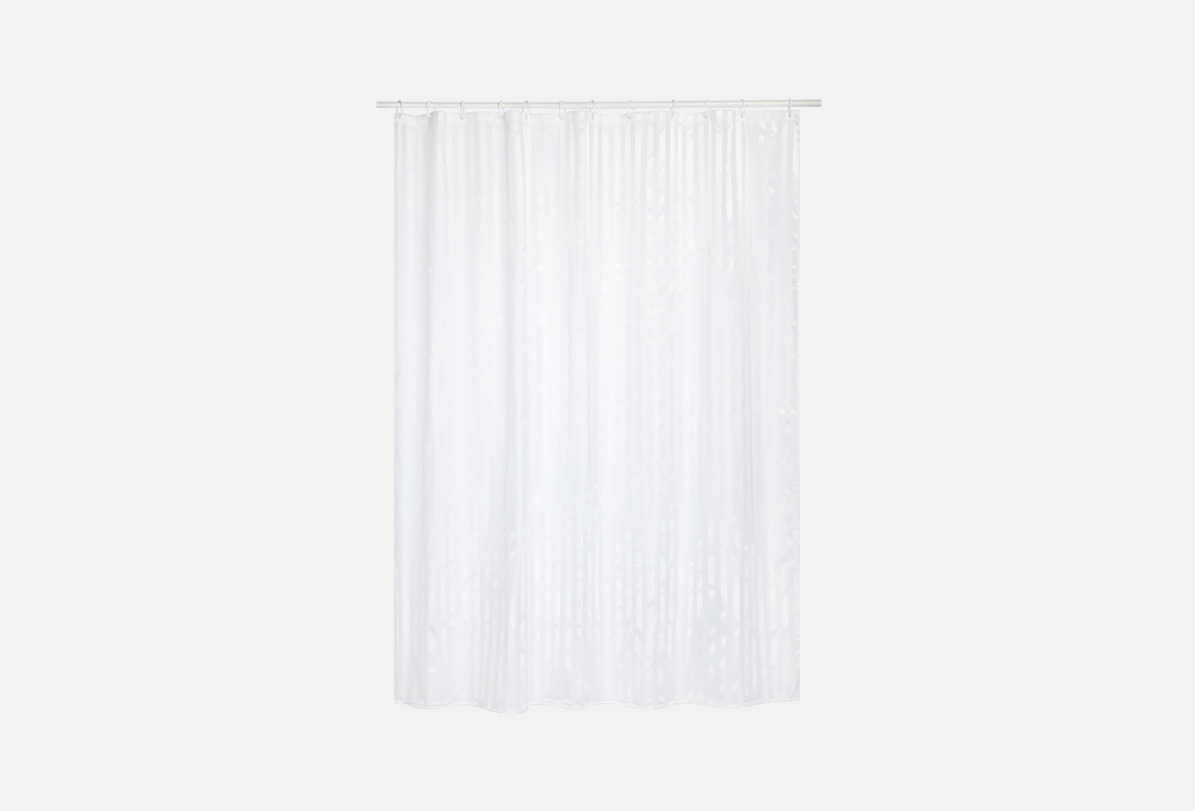 Изображение товара Штора для ванных комнат Ridder Satin, белый, 180 х 200 см