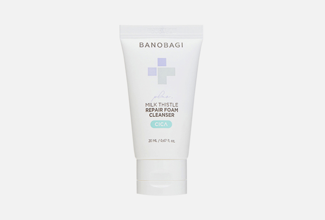 Изображение товара Успокаивающая пенка для умывания Banobagi Milk thistle repair cica foam cleanser plus