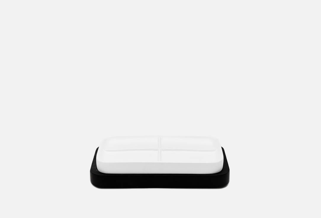 

Мыльница RIDDER, Белый, Amara, white-black 1 шт