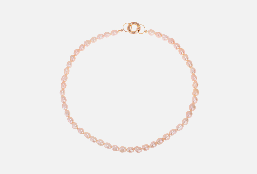 Колье из речного жемчуга JEWELLERY BAR Pink freshwater pearl necklace 1 шт
