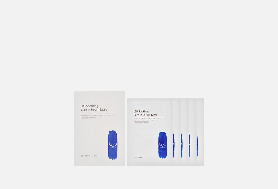 

Успокаивающая маска для лица LBB, Soothing Care in Serum Mask 25 мл