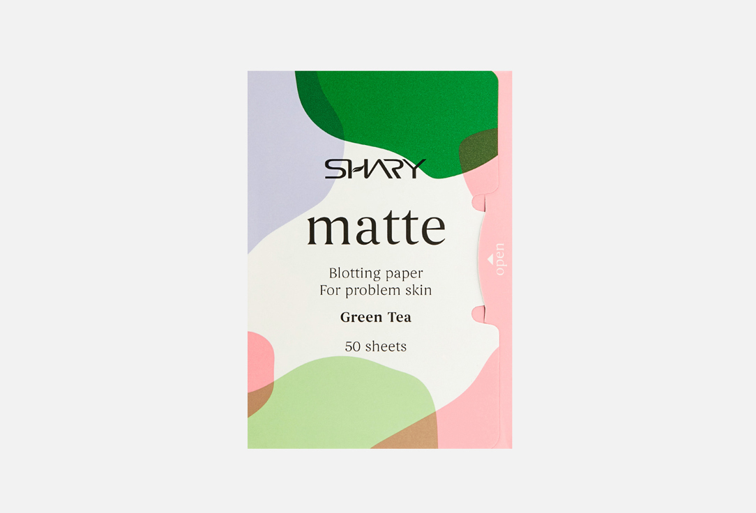 Изображение товара Набор матирующих салфеток для лица Shary Green Tea