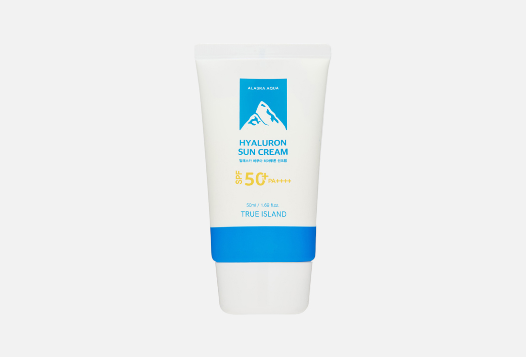 Изображение товара Солнцезащитный увлажняющий крем для лица SPF50+ PA++++ True Island Alaska aqua hyaluron sun cream