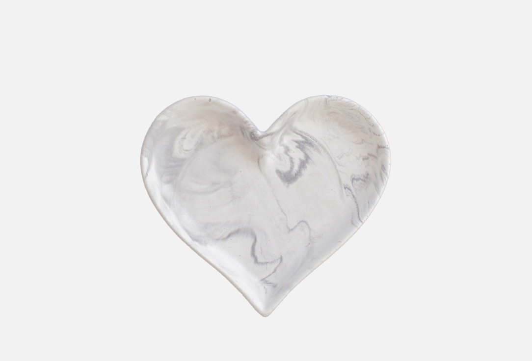 Подставка ROKKYHOME Heart Gray Marble 1 шт