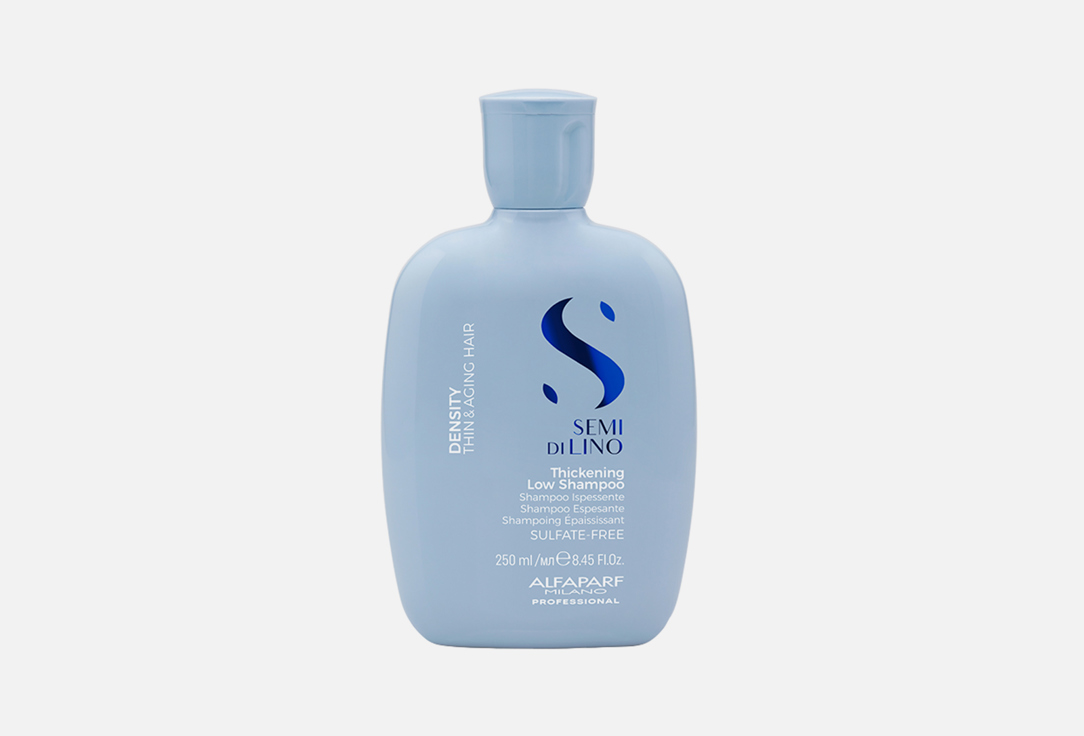уплотняющий Шампунь для густоты волос ALFAPARF MILANO SDL THICKENING LOW 250 мл шампунь очищающий против перхоти alfaparf milano sdl purifying low shampoo