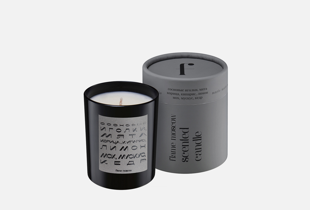 

Ароматические свечи FLAME MOSCOW, Белый, Marie 250 мл