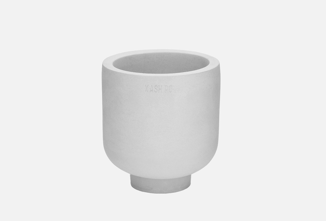 

Кашпо на тонкой ножке KASH.PO, Серый, MONO 1 шт