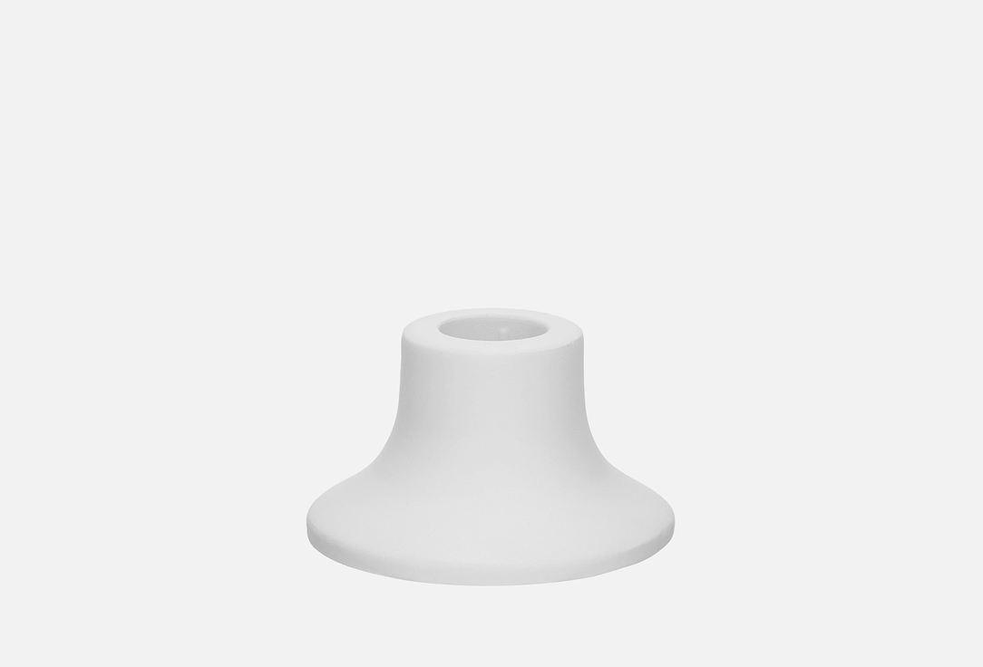 Изображение товара Подсвечник Kash.po Минимализм гипс высота 4 см диаметр 2,5 см для высокой свечи