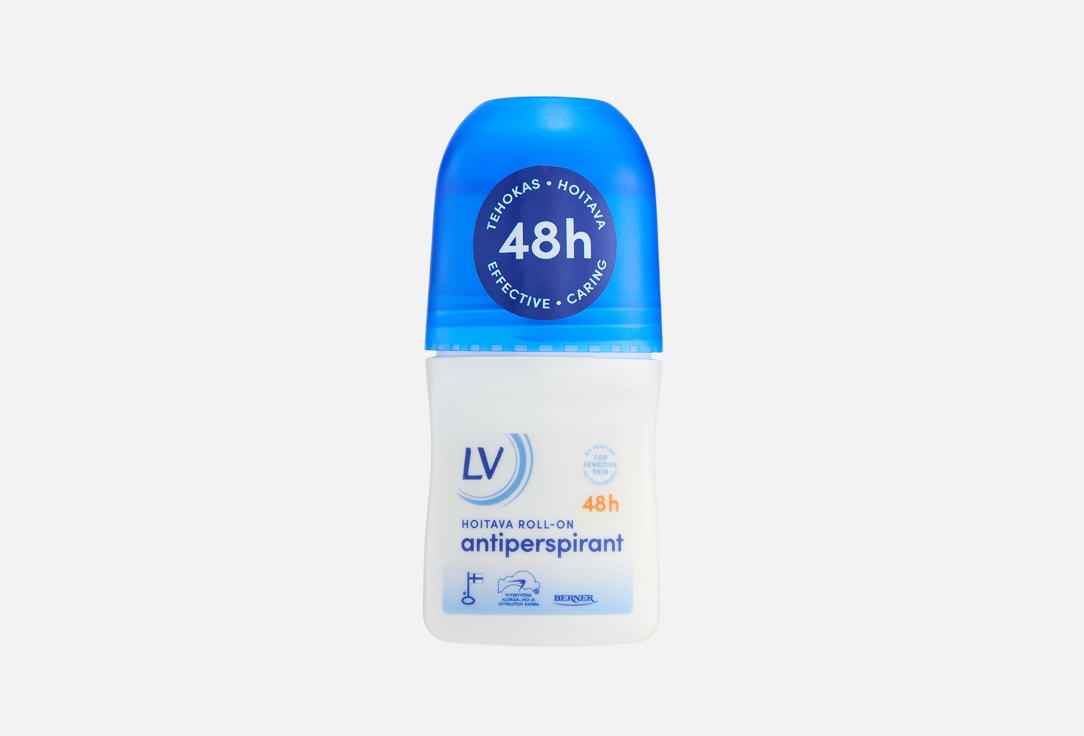 

Ухаживающий антиперспирант с защитой 48 ч LV, Hoitava roll-on 50 мл