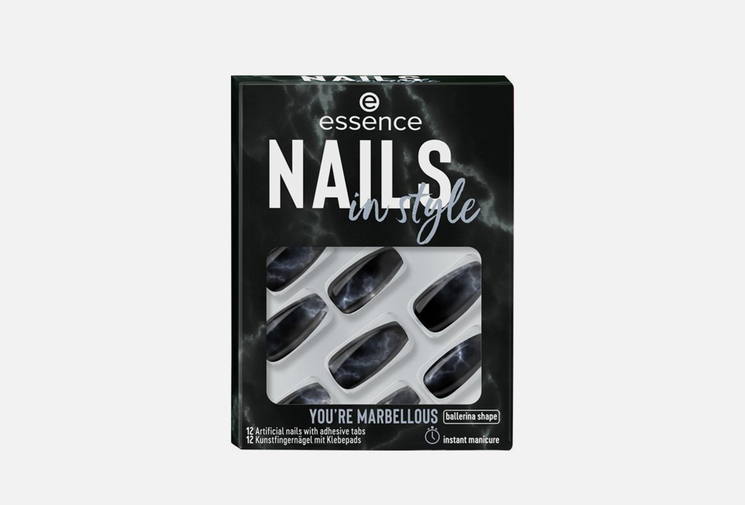 Накладные ногти Essence Nails in style 17, You're marbellous