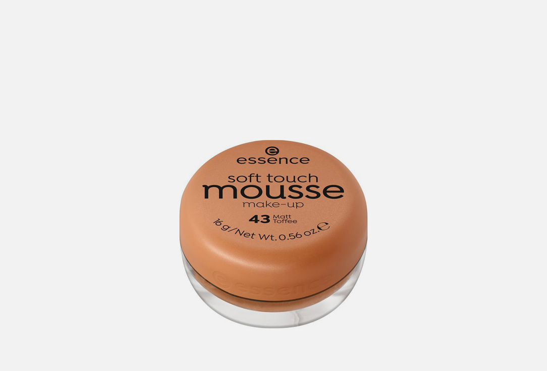 Тональная основа-мусс для лица Essence Soft touch mousse make-up 43, Matt toffee