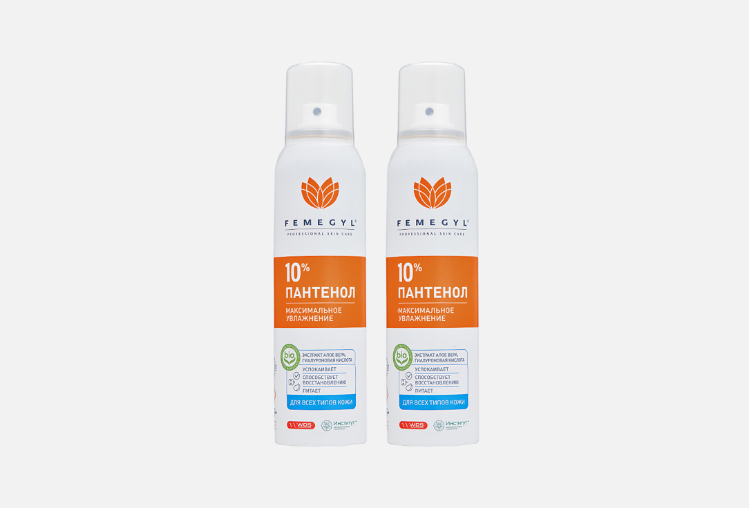 

Набор спреев для тела FEMEGYL, Panthenol 2 шт