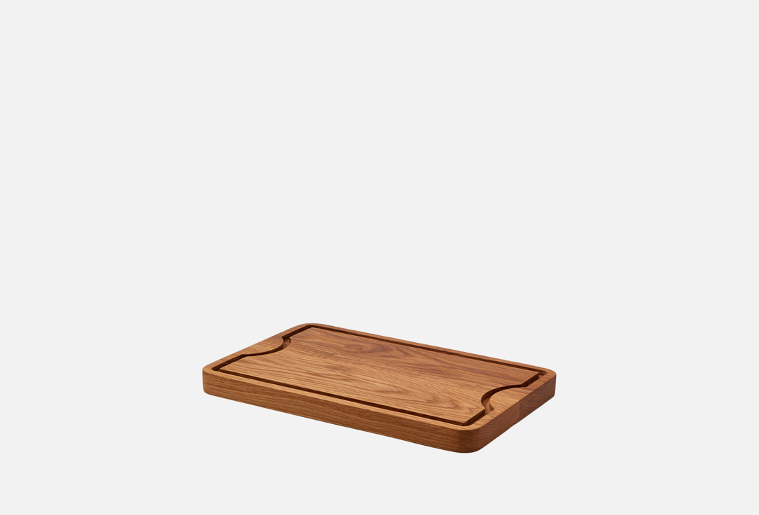 Разделочная доска с желобом и ручками LOFTYWOOD Oak cutting board 30x20 cm 1 шт