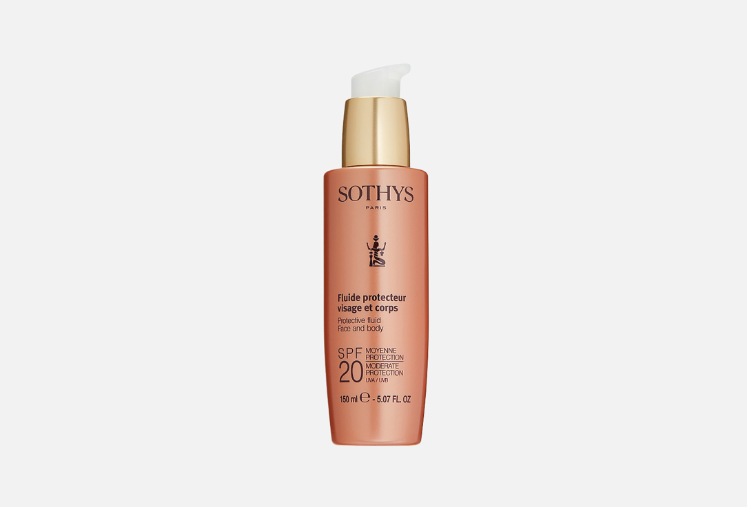 Молочко для лица и тела с SPF20 Sothys Protective Fluid Face And Body 