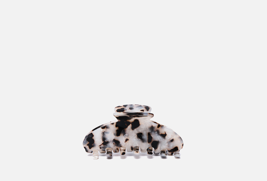 Краб для волос ASSORO snow leopard 1 шт крабовые пал снежный краб мирамар 200г