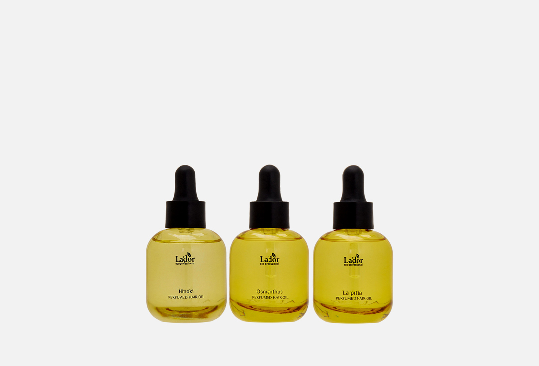 

Набор парфюмированных масел для волос LADOR, PERFUMED HAIR OIL TRIO SET 3 шт
