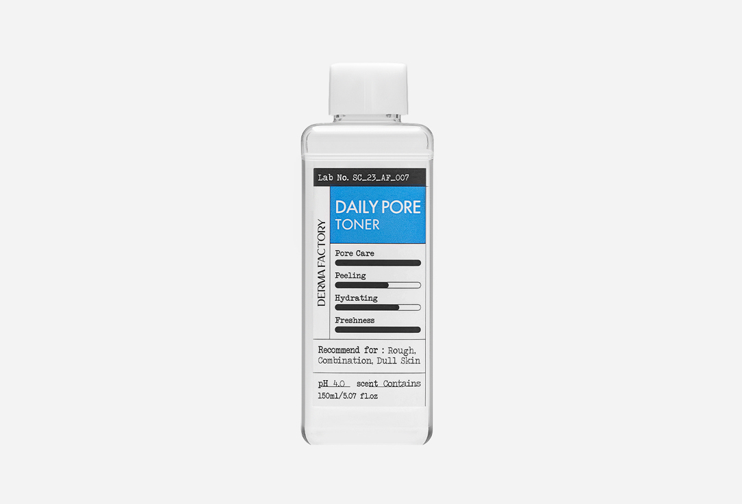 

Очищающий тонер для лица DERMA FACTORY, Daily Pore Toner 150 мл