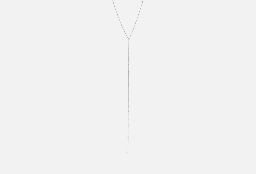 Изображение товара Серебряное колье-галстук Sbleskom с двойными шариками