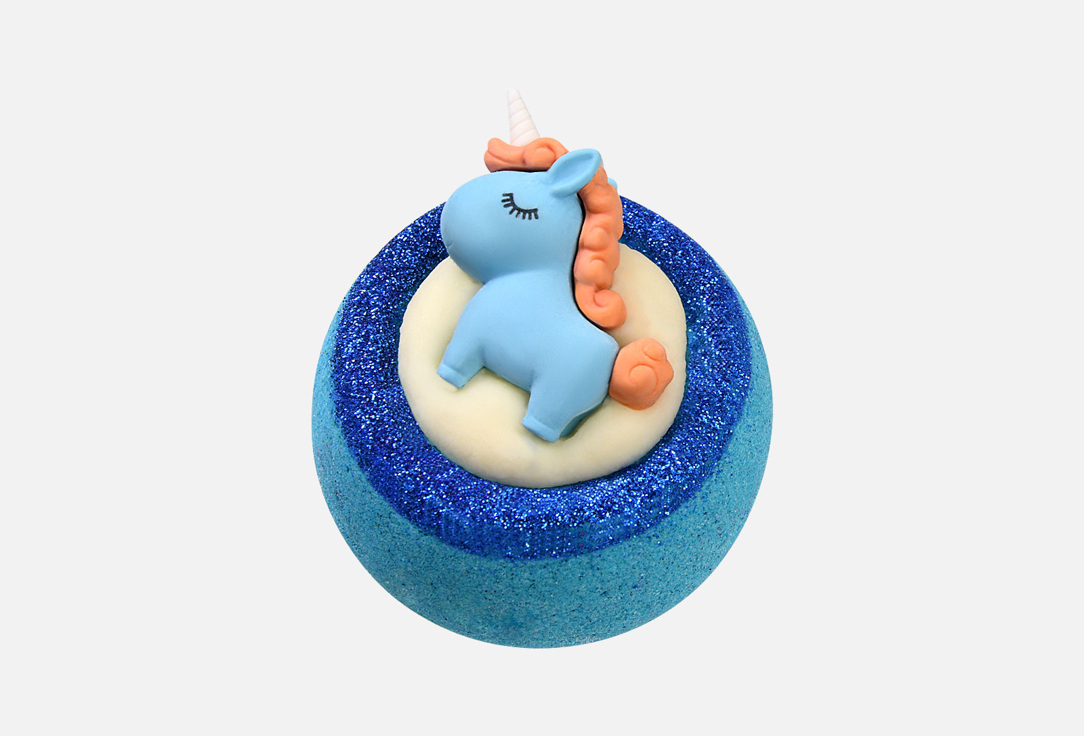 Бомбочка для ванны с игрушкой AVANTURE Unicorn blue 150 г
