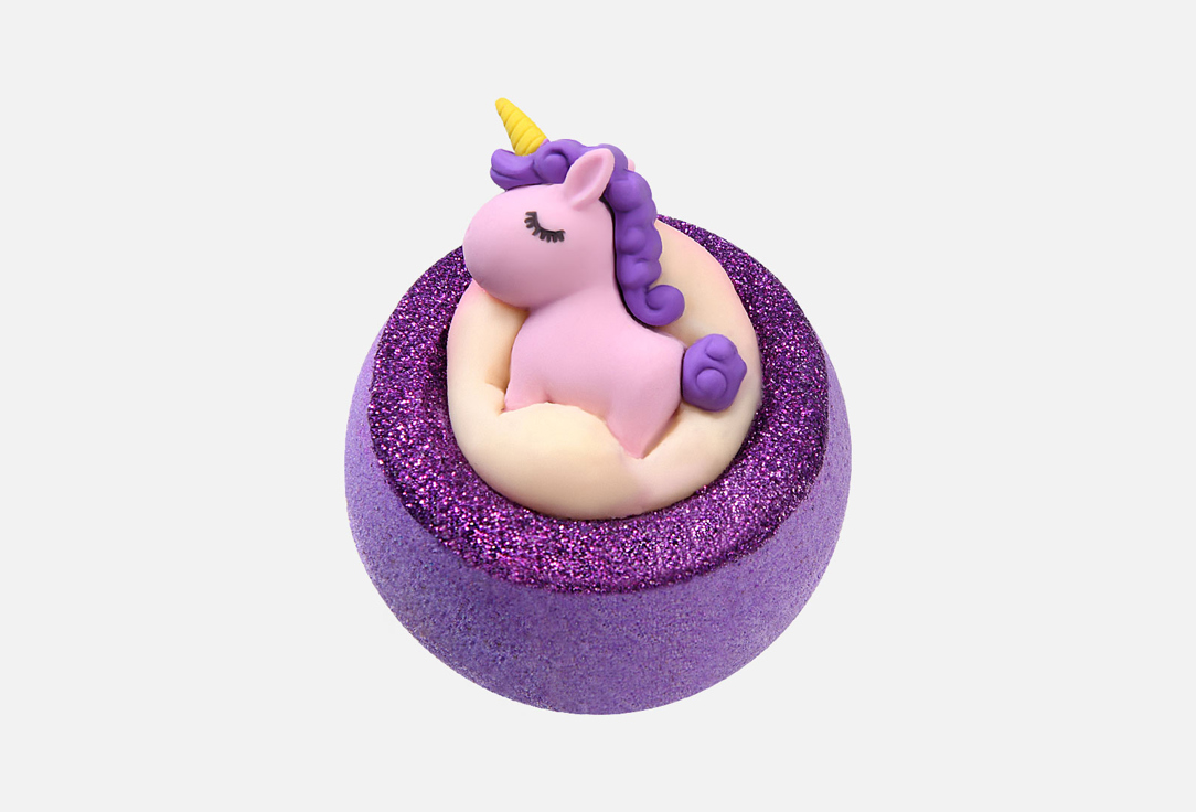 Бомбочка для ванны с игрушкой AVANTURE Unicorn violet 150 г