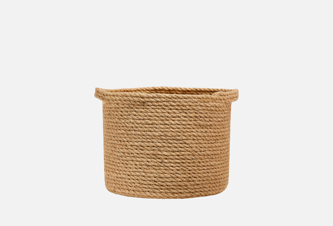 Wicker basket with handles 1 шт