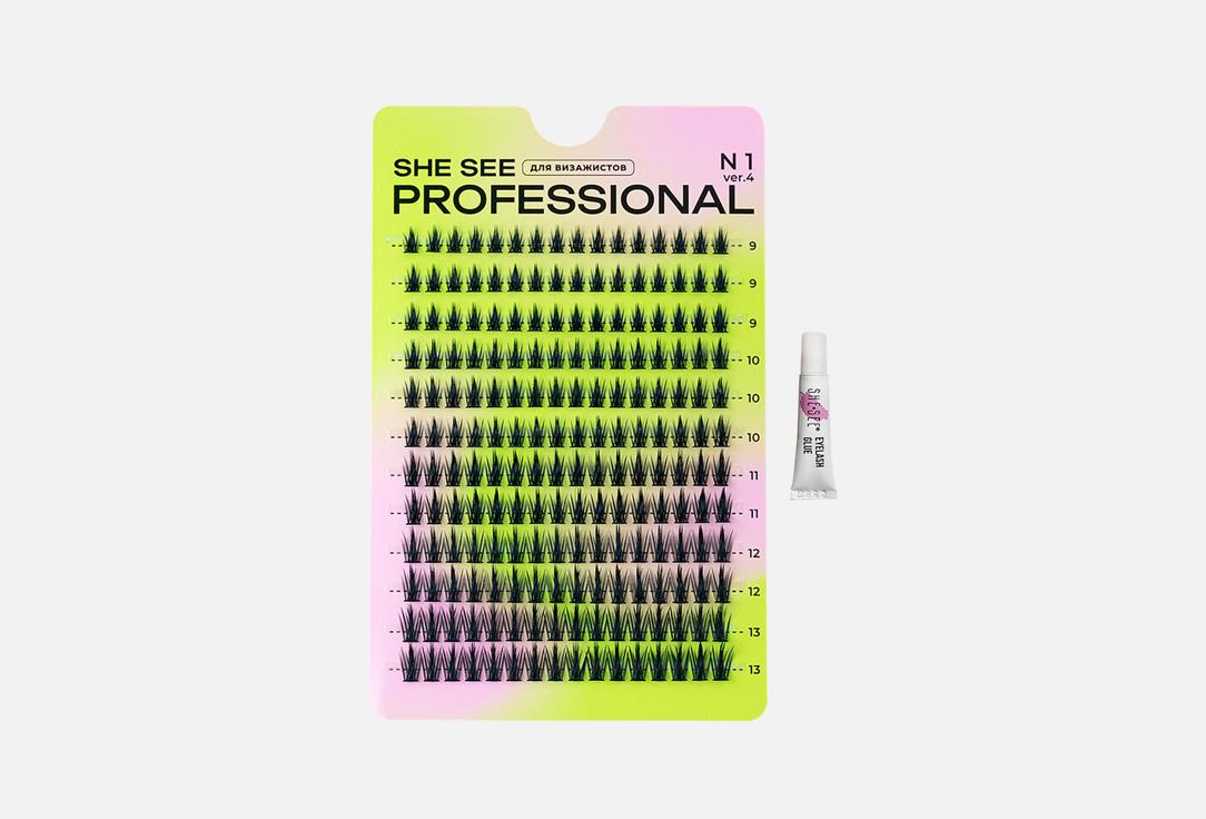 Изображение товара Накладные ресницы пучки SHE SEE Asia