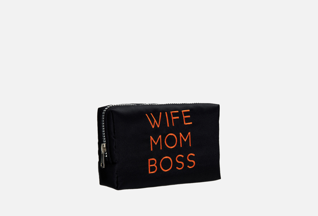 

Косметичка KOMSI BRAND, Черный, Wife mom boss 1 шт