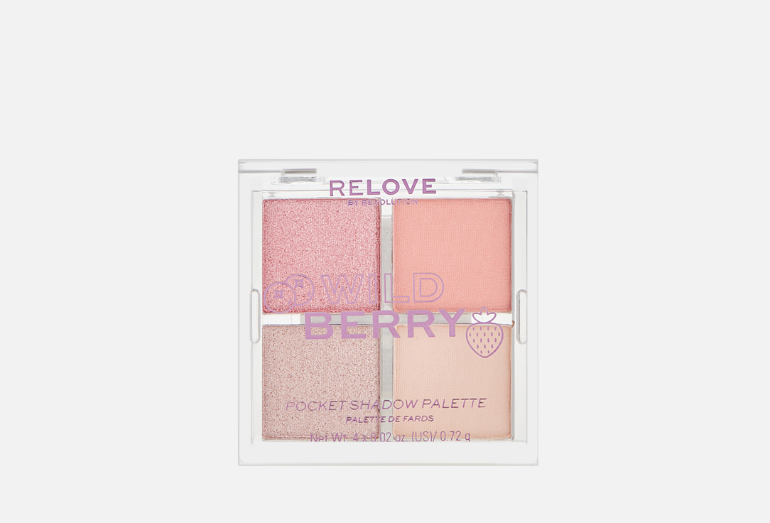 ПАЛЕТКА ТЕНЕЙ RELOVE REVOLUTION Pocket Palette 0.72 г