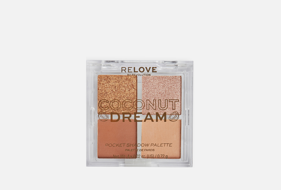 ПАЛЕТКА ТЕНЕЙ RELOVE REVOLUTION Pocket Palette 2.88 г