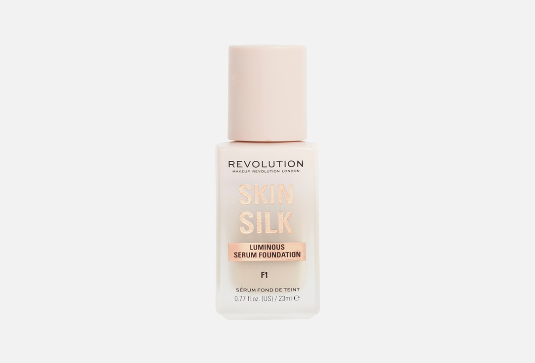 ТОНАЛЬНАЯ ОСНОВА MakeUp Revolution Skin Silk Serum Foundation F1