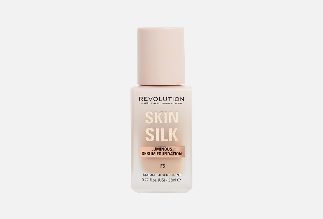 ТОНАЛЬНАЯ ОСНОВА MakeUp Revolution Skin Silk Serum Foundation F5
