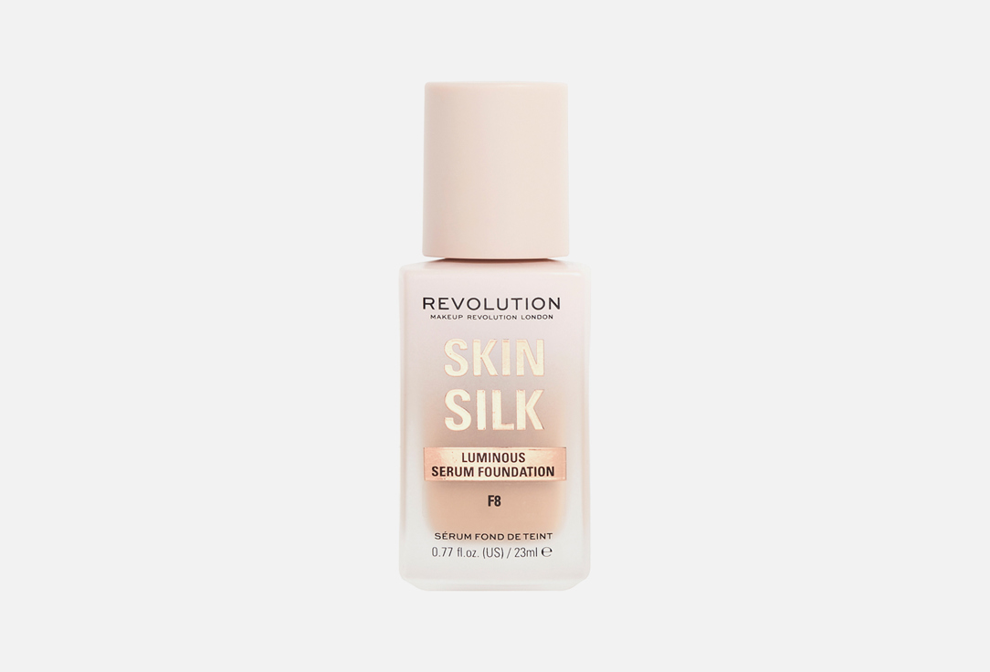 ТОНАЛЬНАЯ ОСНОВА MakeUp Revolution Skin Silk Serum Foundation F8