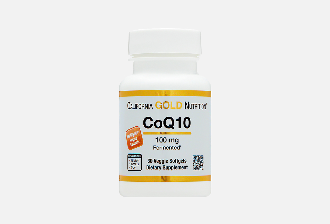 Коэнзим Q10 CALIFORNIA GOLD NUTRITION 100 мг в капсулах 30 шт