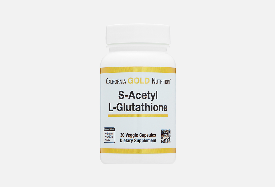 

L-Глутатион CALIFORNIA GOLD NUTRITION, 100 мг в капсулах 30 шт
