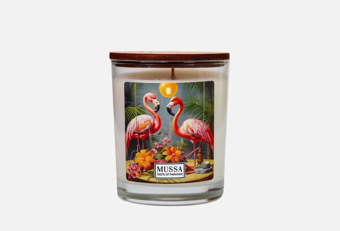 Аромасвеча MUSSA COLLECTION Flamingo 190 мл ароматическая свеча mussa collection guidance