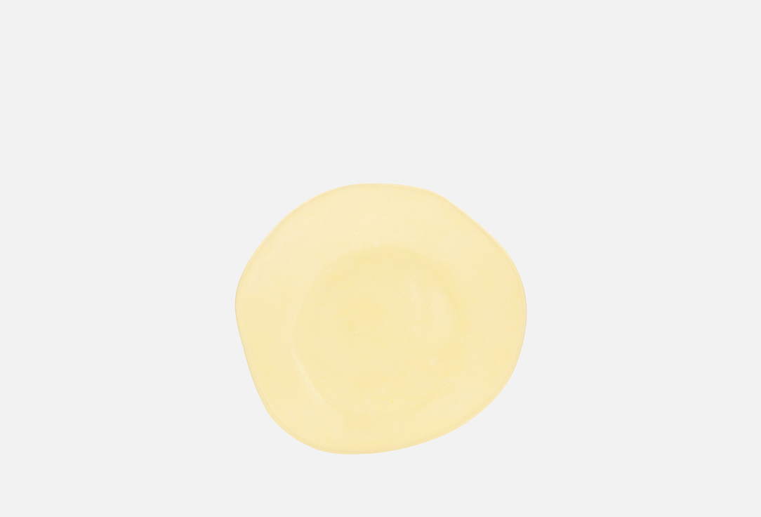 Изображение товара Десертная тарелка MG HOME Yellow из керамики 16.5 см ручная работа