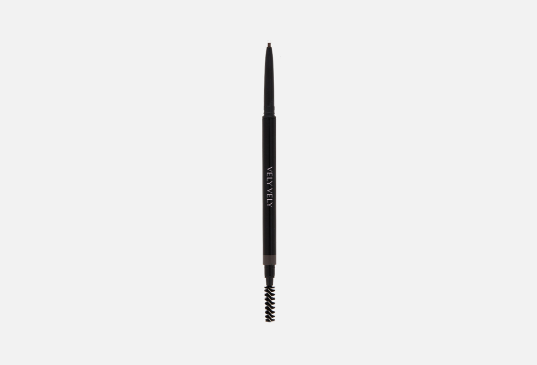 Карандаш для бровей Vely Vely Microfiber Brow Pencil Пепельно-коричневый