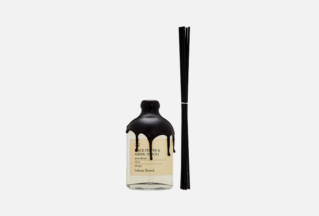 Аромадиффузор LEKANA BRAND Black Pepper & Amber, Neroli 100 мл