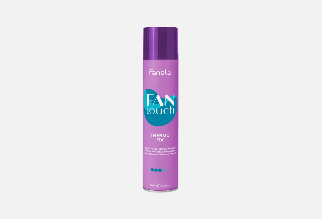Термозащитный фиксирующий спрей для укладки волос FANOLA Fantouch 300 мл fanola спрей styling tools термозащитный фиксирующий для укладки волос 300 мл