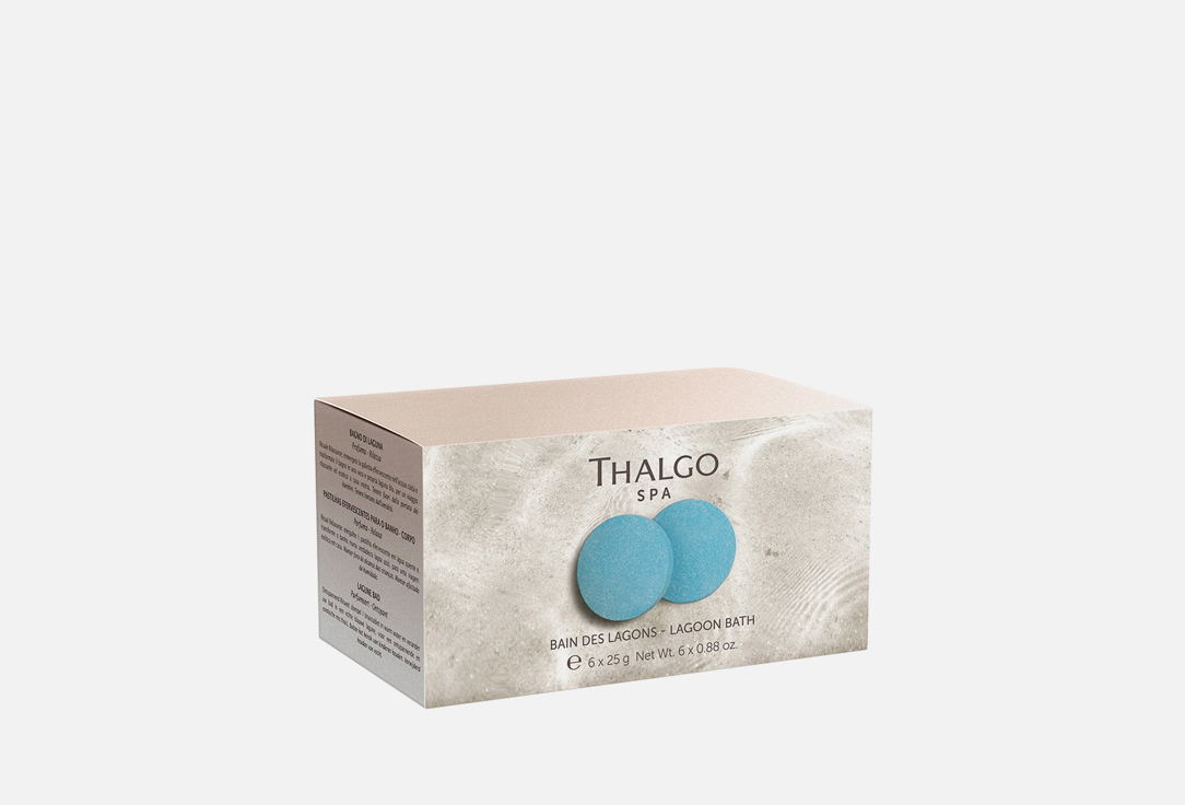 Шипучие таблетки для ванны THALGO Lagoon bath 6 шт