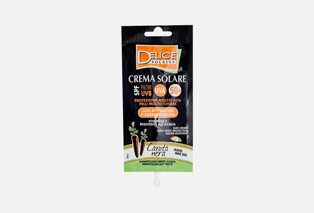 Изображение товара СОЛНЦЕЗАЩИТНЫЙ КРЕМ SPF50 DELICE SOLAIRE BLACK CARROT SUN CREAM