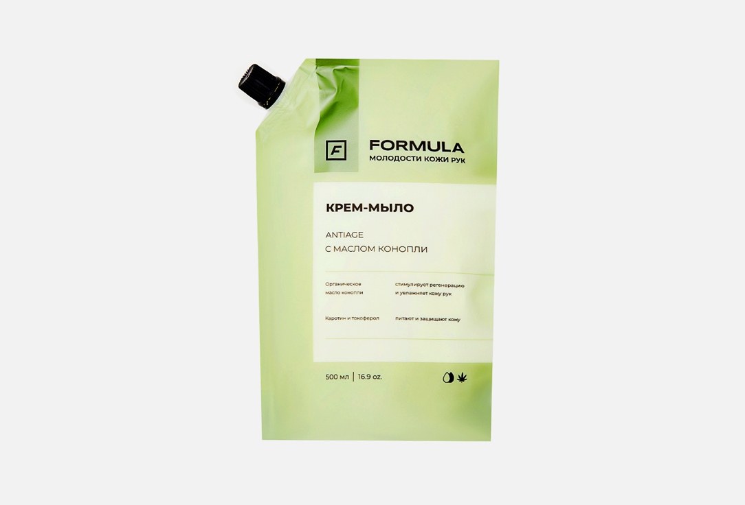 Изображение товара Рефил крем-мыла F FORMULA antiage с маслом конопли