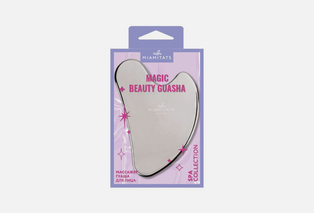 Массажер-гуаша для лица MIAMITATS Magic Beauty Steel 1 шт цена и фото