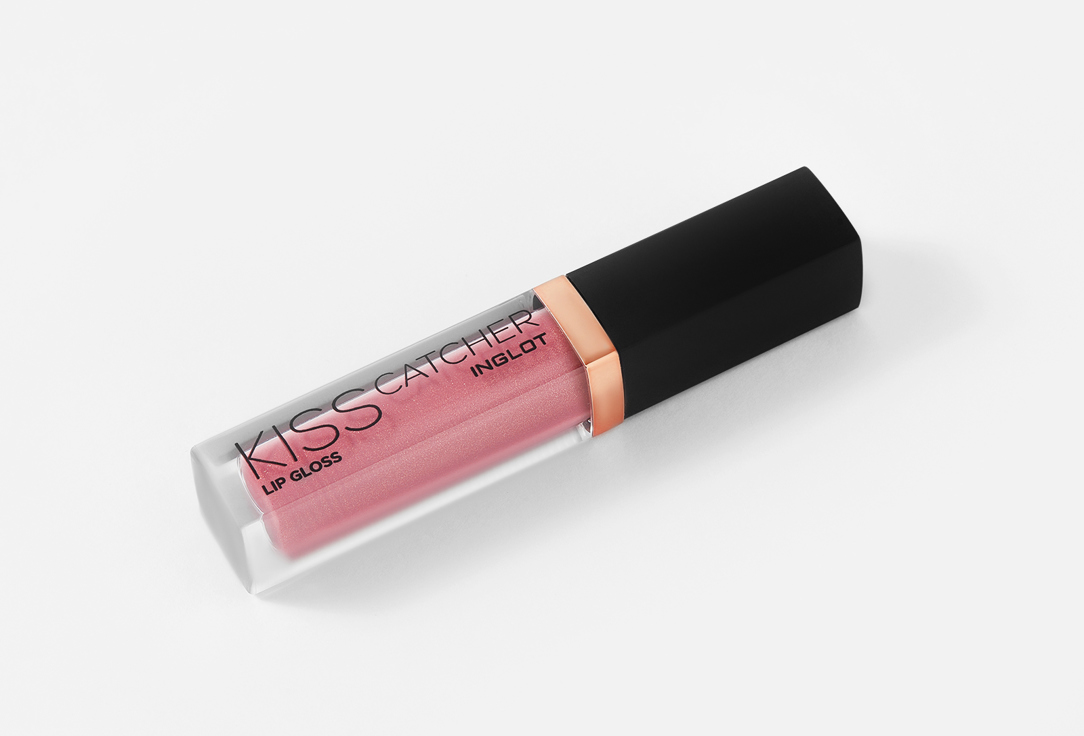 Блеск для губ Inglot Lip gloss kiss catcher 34, shimmering pink