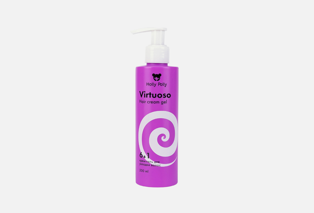 Крем-гель для укладки волос 6в1 HOLLY POLLY Hair cream gel Virtuoso 6in1 