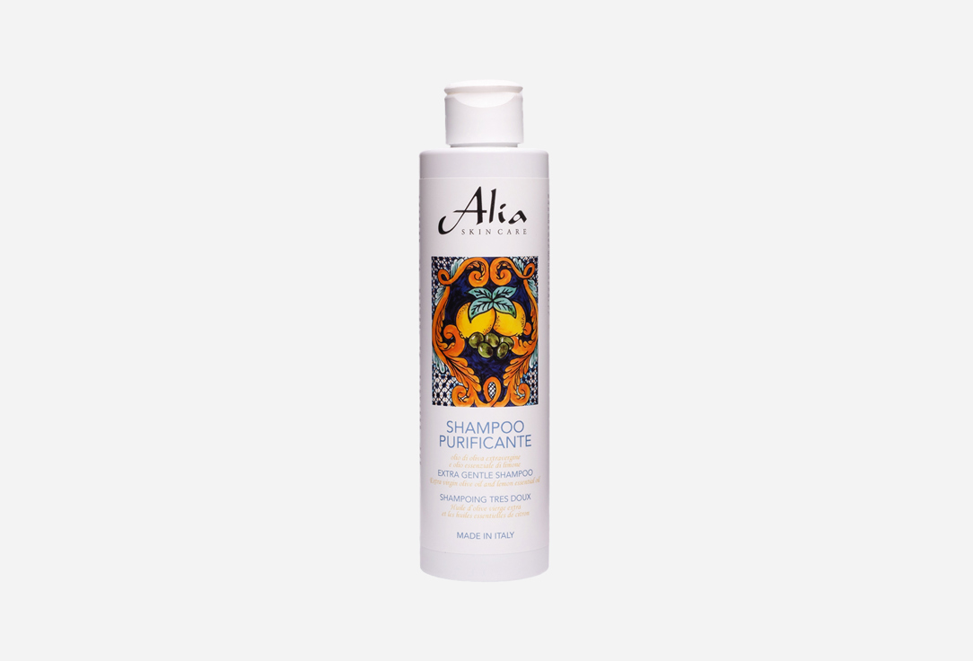 Шампунь для волос с эфирным маслом лимона ALIA SKIN CARE Purifying shampoo 200 мл