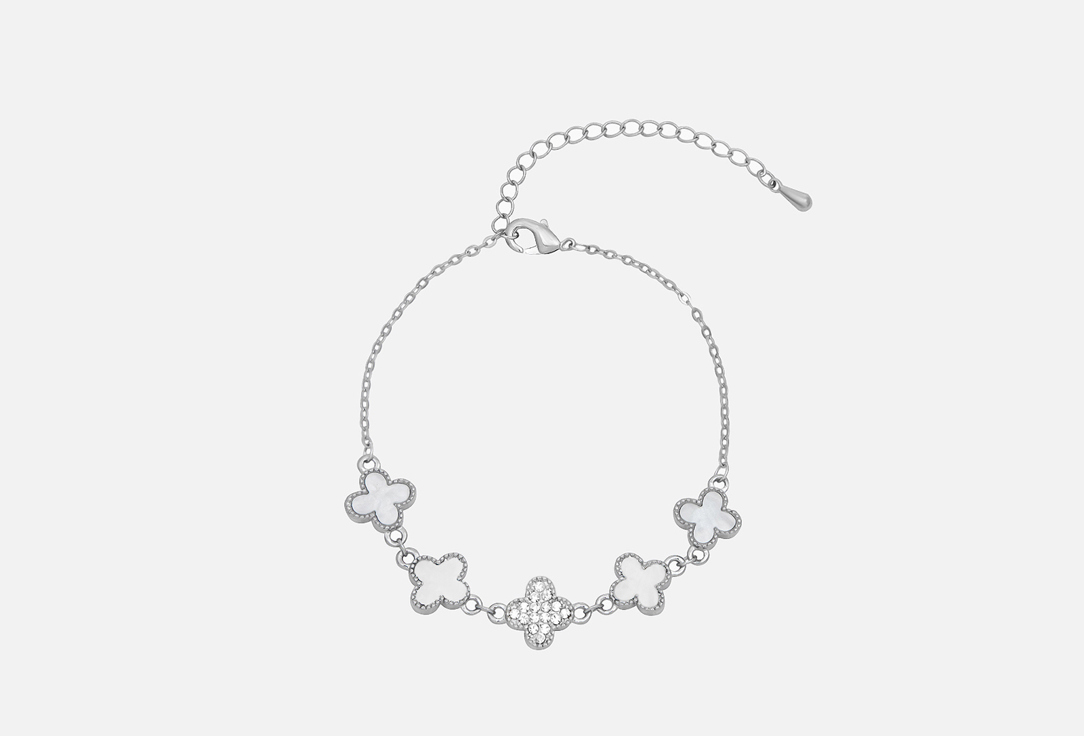 Изображение товара Браслет Amante crystal Клевер кристалл/ белый