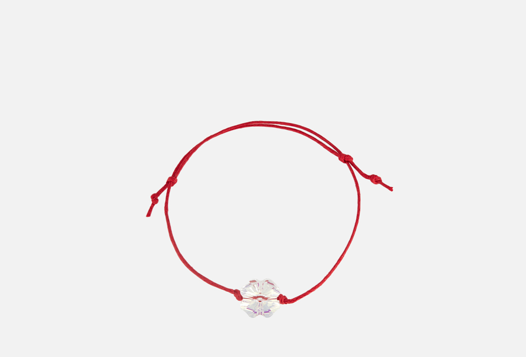 Красная нить удачи Клевер 1 шт